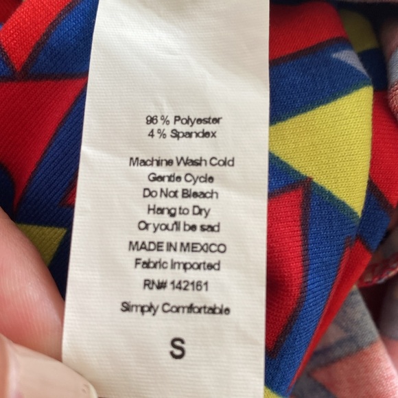 LuLaRoe “IRMA” HIGH-LOW TUNIC OVERSIZED TOP SIZE SMALL 🌟NWT🌟 - Picture 9 of 11